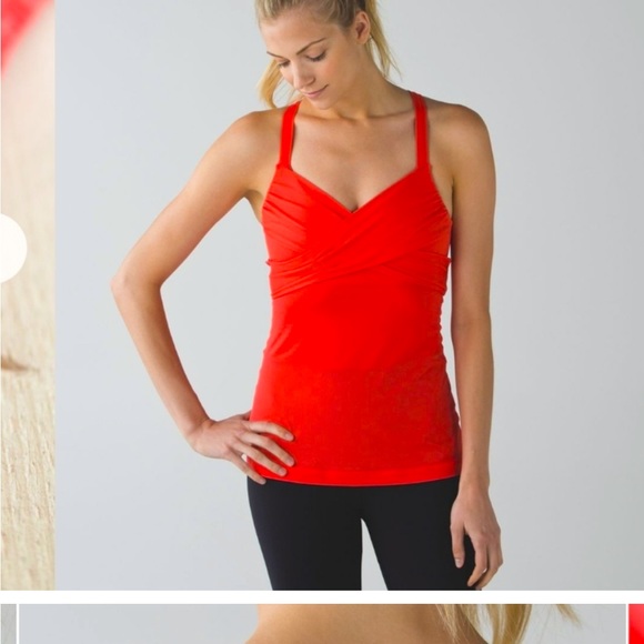 LULULEMON ATHLETICA WRAP IT UP TANK LIKE NEW 10 - Picture 4 of 6